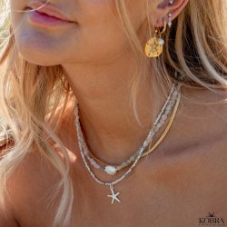 "Mayflower" guld sstjerne reringe med hammerslet amuletter