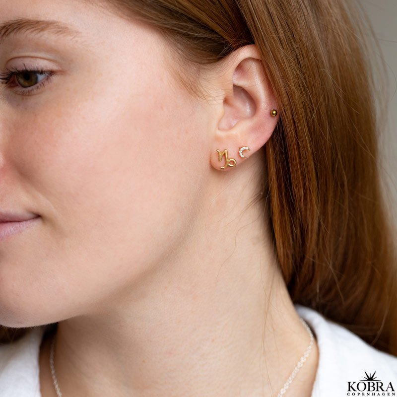 "Hoshi" guld reringe med dit stjernetegn!