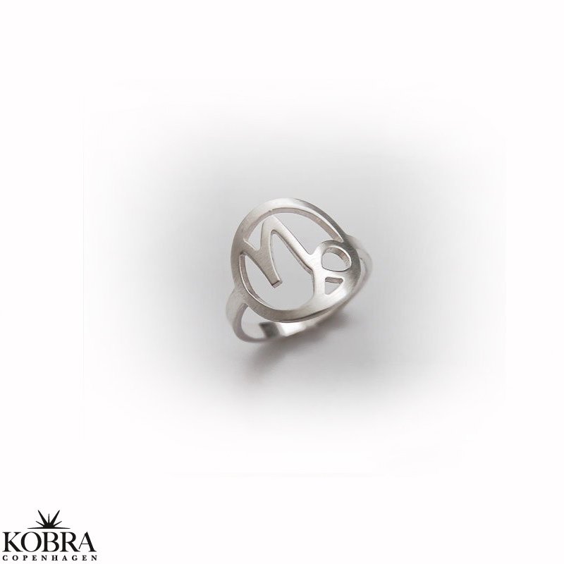 "Hoshi" stjernetegns ring i slv