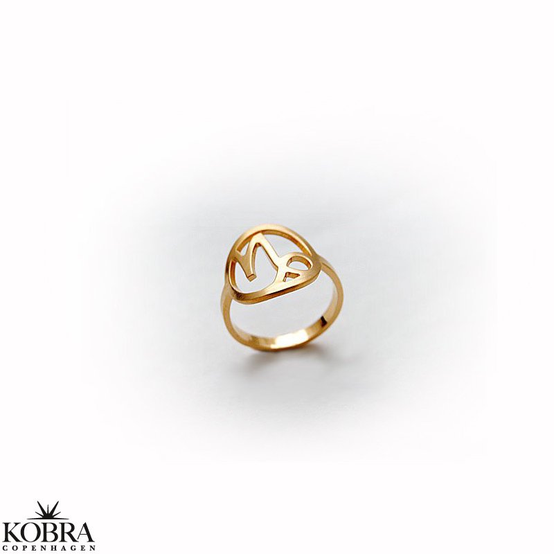  "Hoshi" 18 karat forgyldt stjernetegns ring