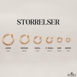 "Friday" mini guld hoops