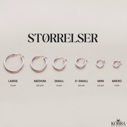 "Friday" small slv hoops