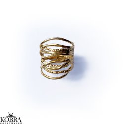 "Dream" 18 karat forgyldt ring