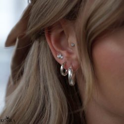 "Mini Malibu" hoops i slv