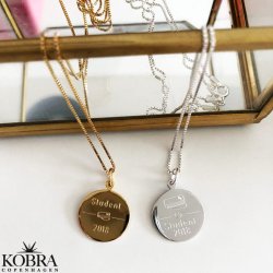 ID tag med symbol opdeling - vlg slv eller guld model