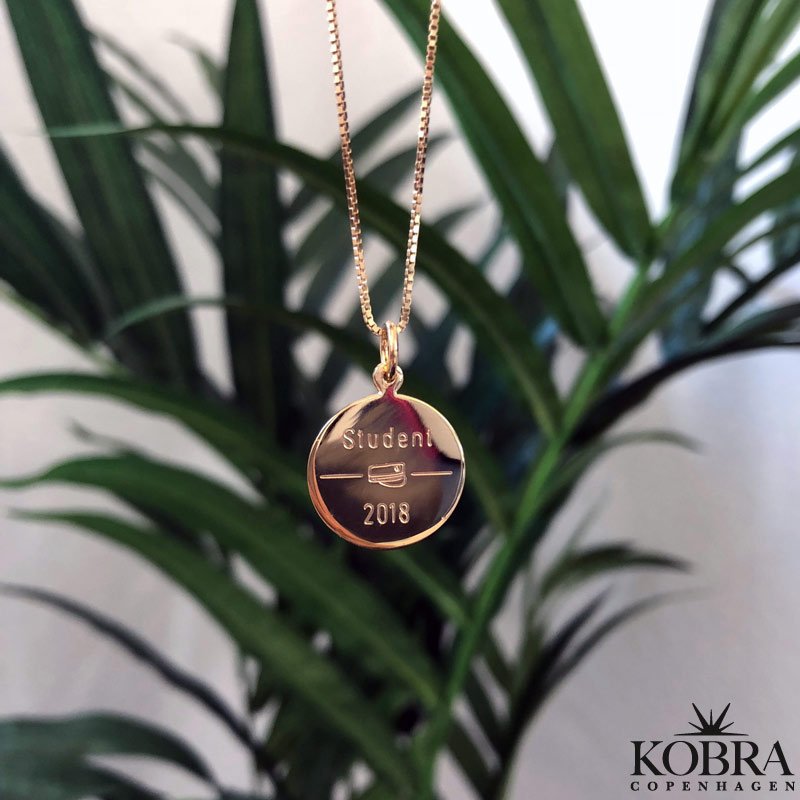 ID tag med symbol opdeling - vlg slv eller guld model