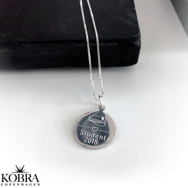 ID tag med symbol opdeling - vlg slv eller guld model