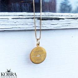 ID tag med symbol opdeling - vlg slv eller guld model