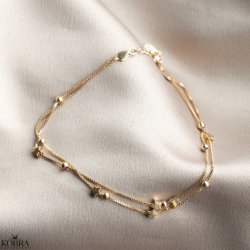 "Sulaima" guld dobbelt ankelkde med stjerner