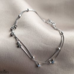 "Sulaima" slv dobbelt ankelkde med stjerner