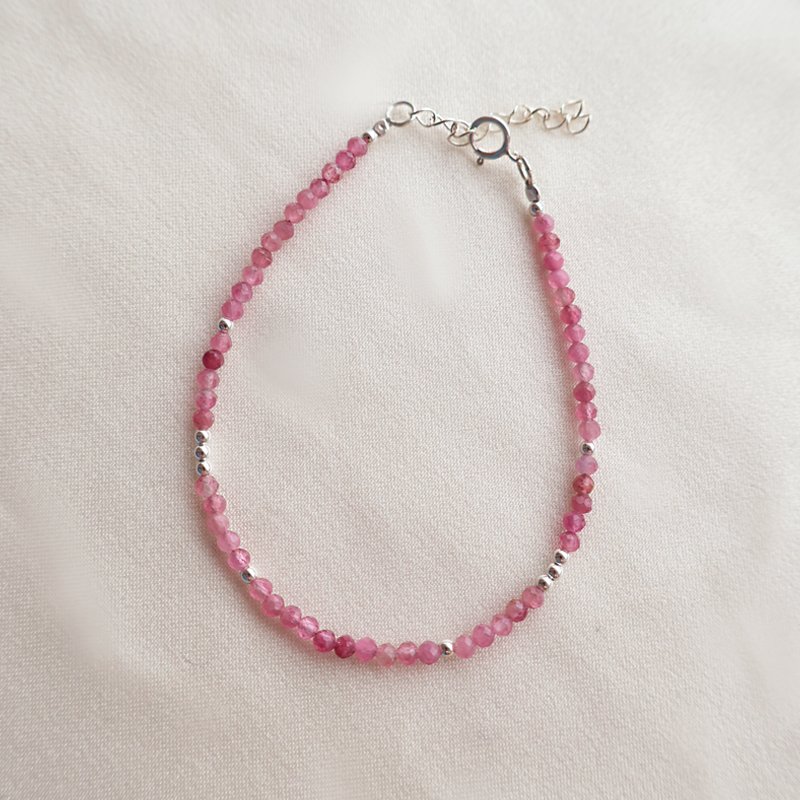 "Talia" semi-precious stone bracelet in silver