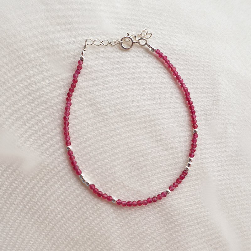 "Talia" semi-precious stone bracelet in silver
