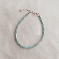 "Talia" semi-precious stone bracelet in silver