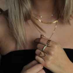 "Soho" handmade YOUR number ring in gold