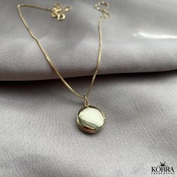 "Lia" 18 karat forgyldt Livets Træ medaljon