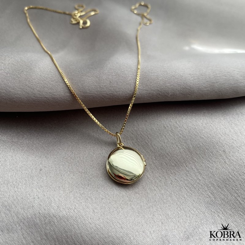 "Lia" 18 karat forgyldt Livets Træ medaljon