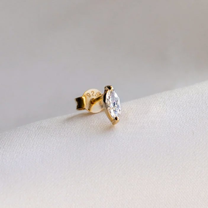"Tarik" 18 karat forgyldt �restik, small (1 stk)