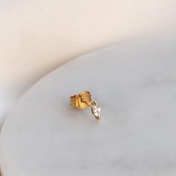 "Tarik" 18 karat forgyldt mini �restik (1 stk)