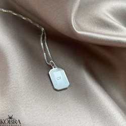 "Tarot" slv halskde med dine initialer