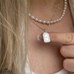 "Tarot" slv halskde med dine initialer