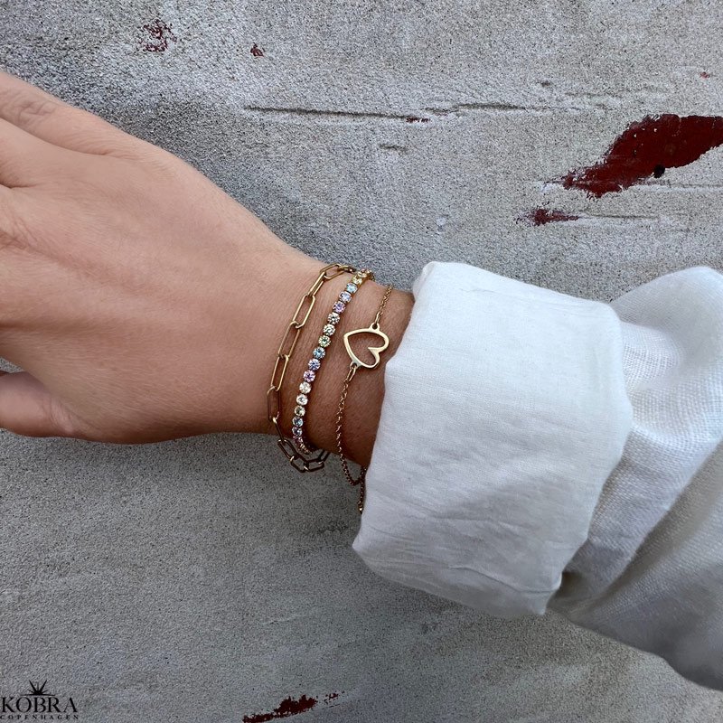 "Colorado" chunky gold bracelet