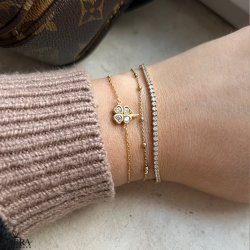 "Ellie" 18 carat gold plated bracelet