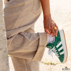 "Clinton" 1mm panzer ankelkde forgyldt med 18 karat