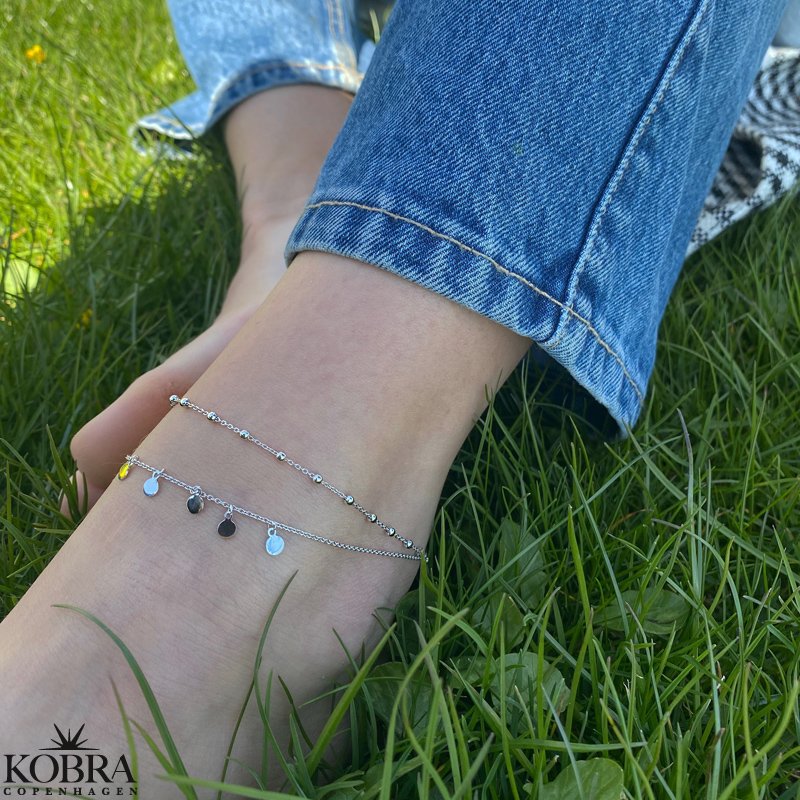 "Tessa" sterling slv 2i1 ankelkde