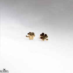 "Bellis" sm guld restikker med treklvere