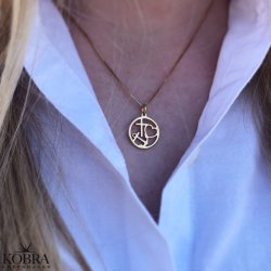 Faith, hope and love, silver necklace