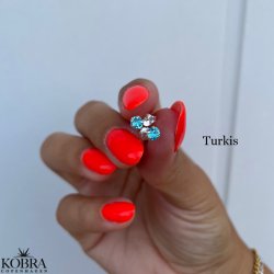 "Tulip" cute small earrings in sterling silver in different colors