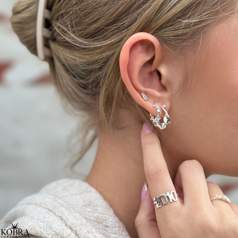 "Sandy" twisted slv reringe