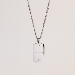 "Tyler" Dogtag i st�l med din gravering