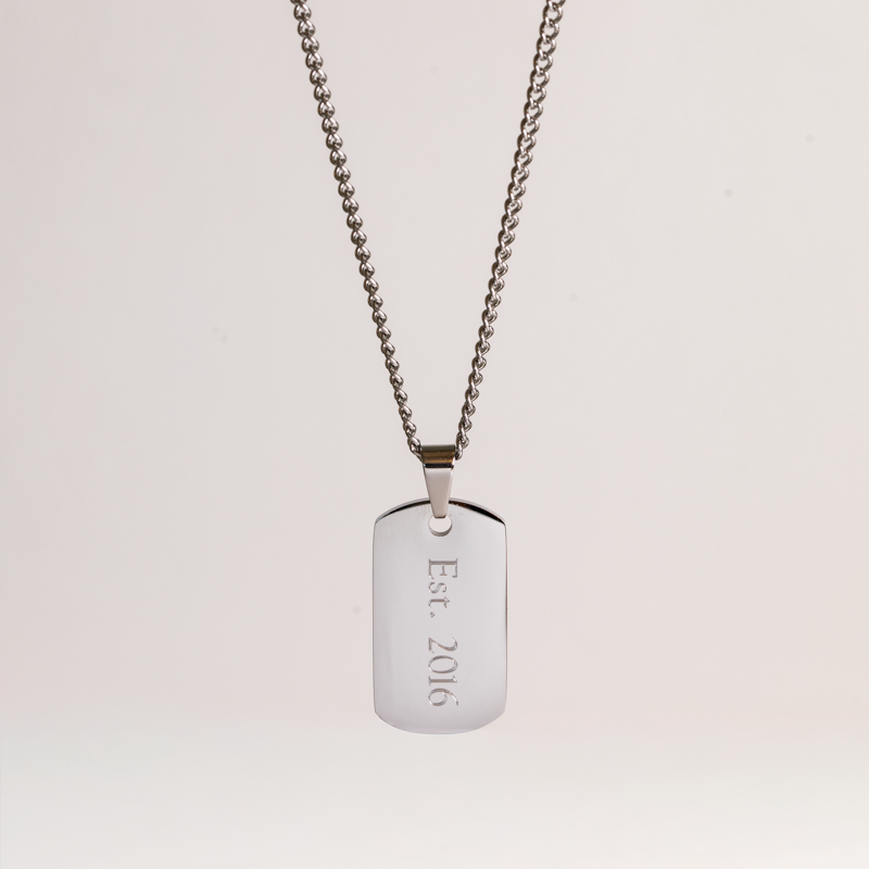 "Tyler" Dogtag i st�l med din gravering