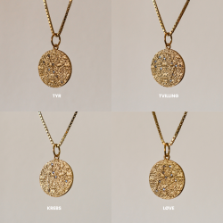 "Starstruck" 18k Gold Plated Zodiac Necklace