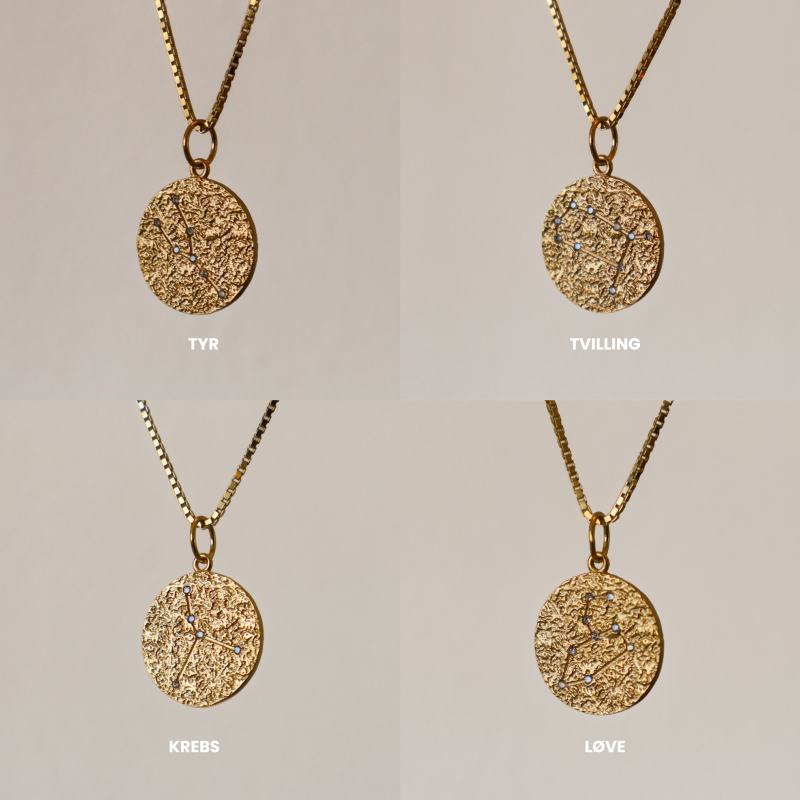 "Starstruck" 18k Gold Plated Zodiac Necklace