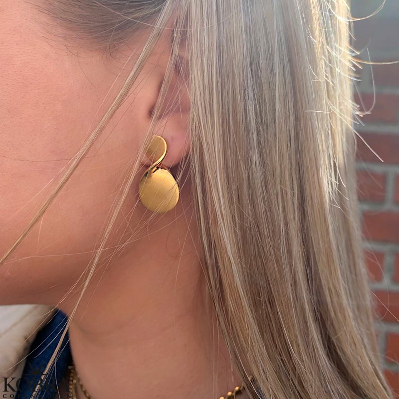 "Primadonna" store matteret guld reringe