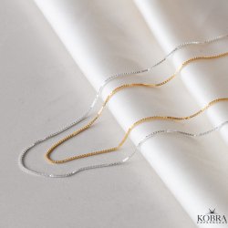 Venezia chain, sterling silver or 18 carat gold plated