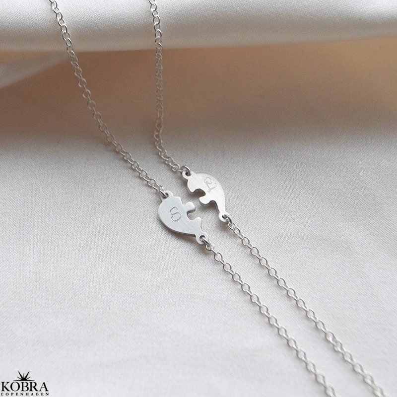 "Friends Forever" sterling silver friendship bracelet