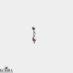 Lille "Wilma" med perle i slv 1 stk.