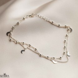 "Zira" Slv 2i1 ankelkde med kugler og mner