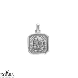 "Icon" stjernetegns halskde i sterling slv med panzerkde